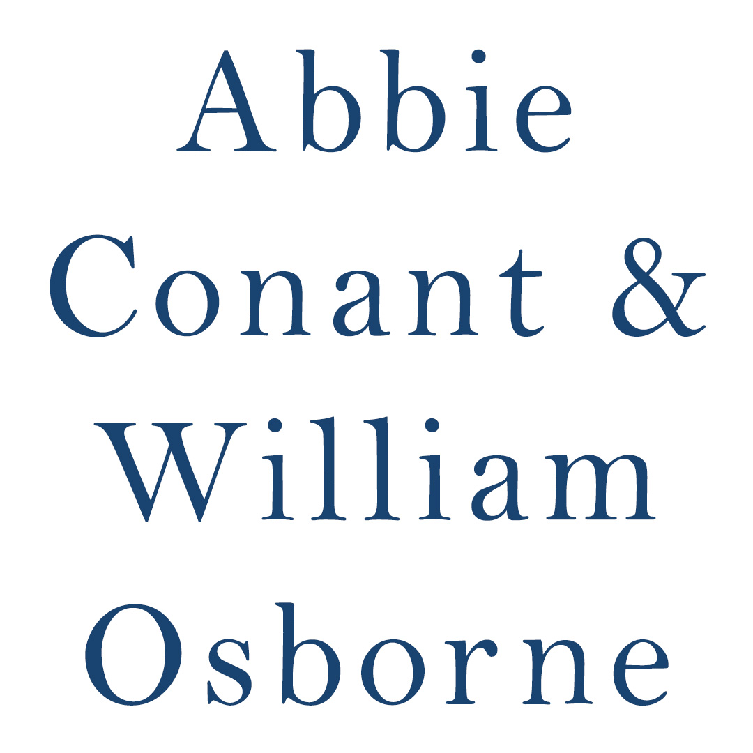 Abbie Conant & William Osborne
